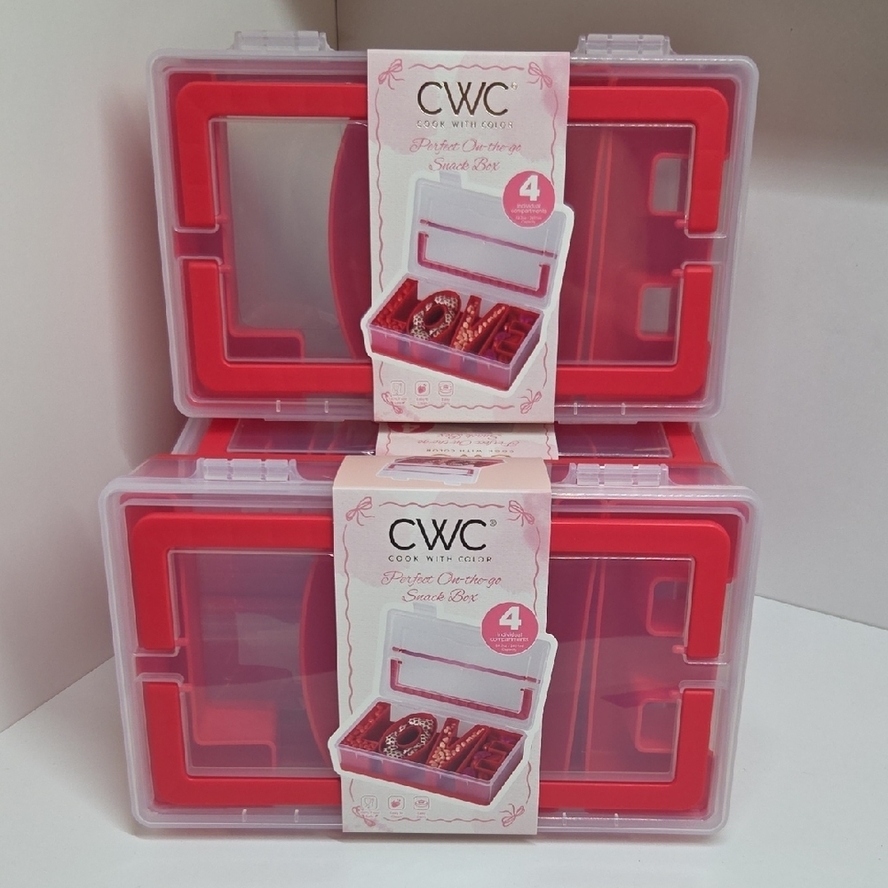 CWC Red LOVE Storage Snack Box (Listing Is For One Box) - Picture 1 of 6